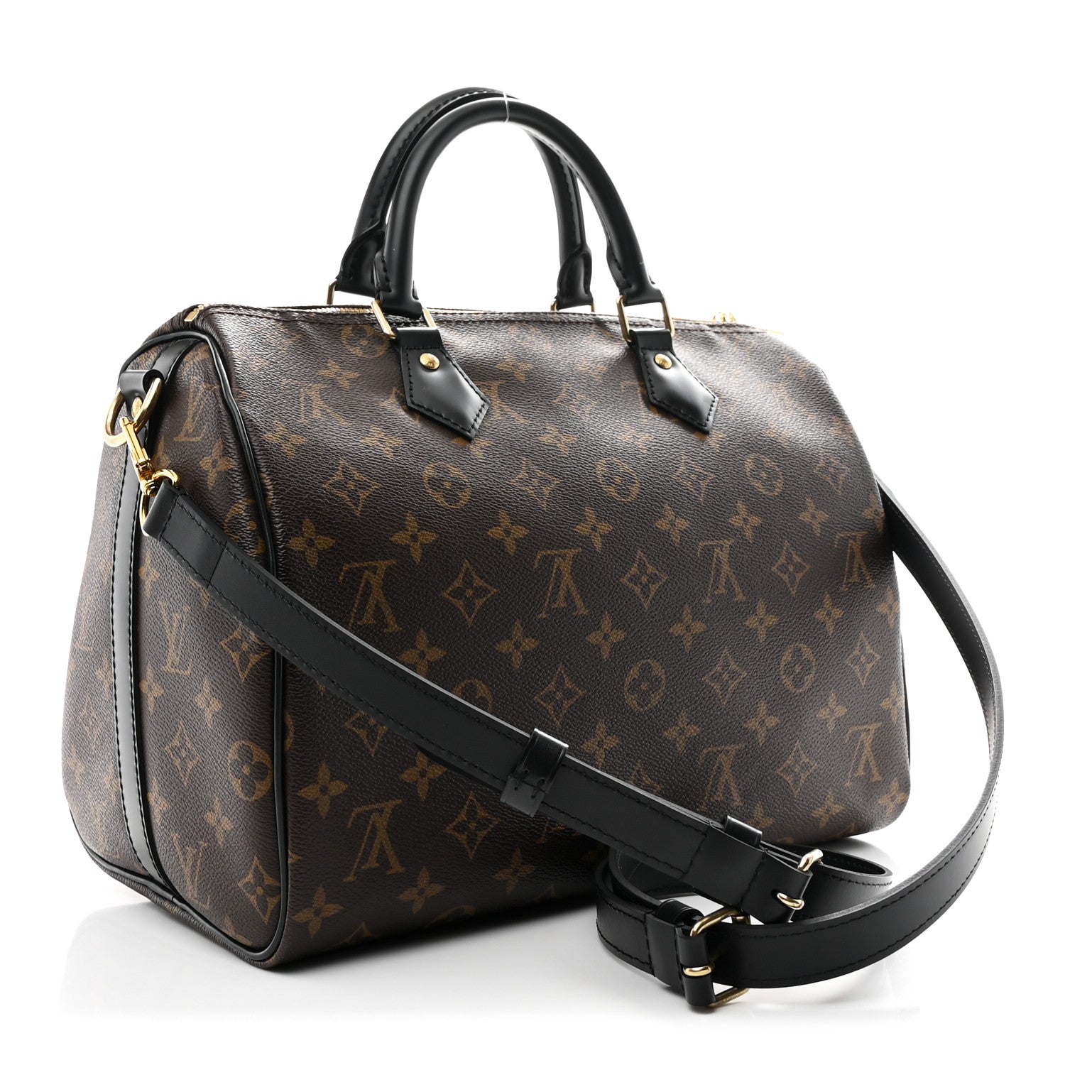 Louis Vuitton Monogram My World Tour Speedy Bandouliere 30 Black 3 of 8