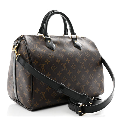 Louis Vuitton Monogram My World Tour Speedy Bandouliere 30 Black 3 of 8