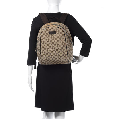 Gucci Monogram Travel Backpack Dark Brown 2 of 10