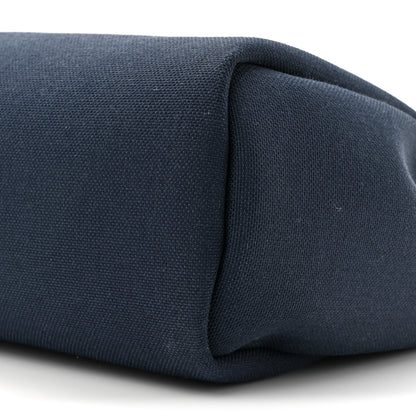 Hermes Military Toile Vache Hunter Herbag Zip Retourne 31 PM Bleu Marine Black 10 of 15