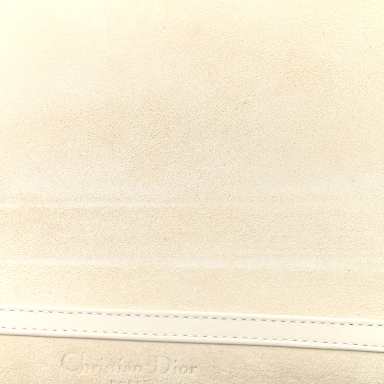 Christian Dior Calfskin Toile de Jouy Carnivora Wallet On Chain Pouch White 10 of 10