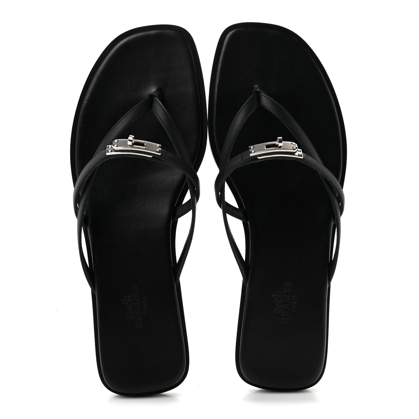Calfskin Miss Sandals 39 Black