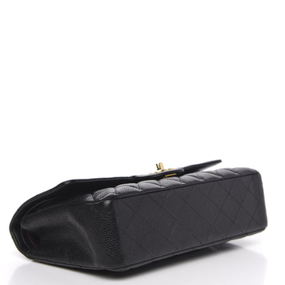 Chanel Caviar Quilted Medium Double Flap Black 4 of 16