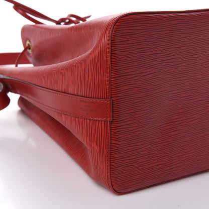 Louis Vuitton Epi Petit Noe Castillan Red 6 of 9