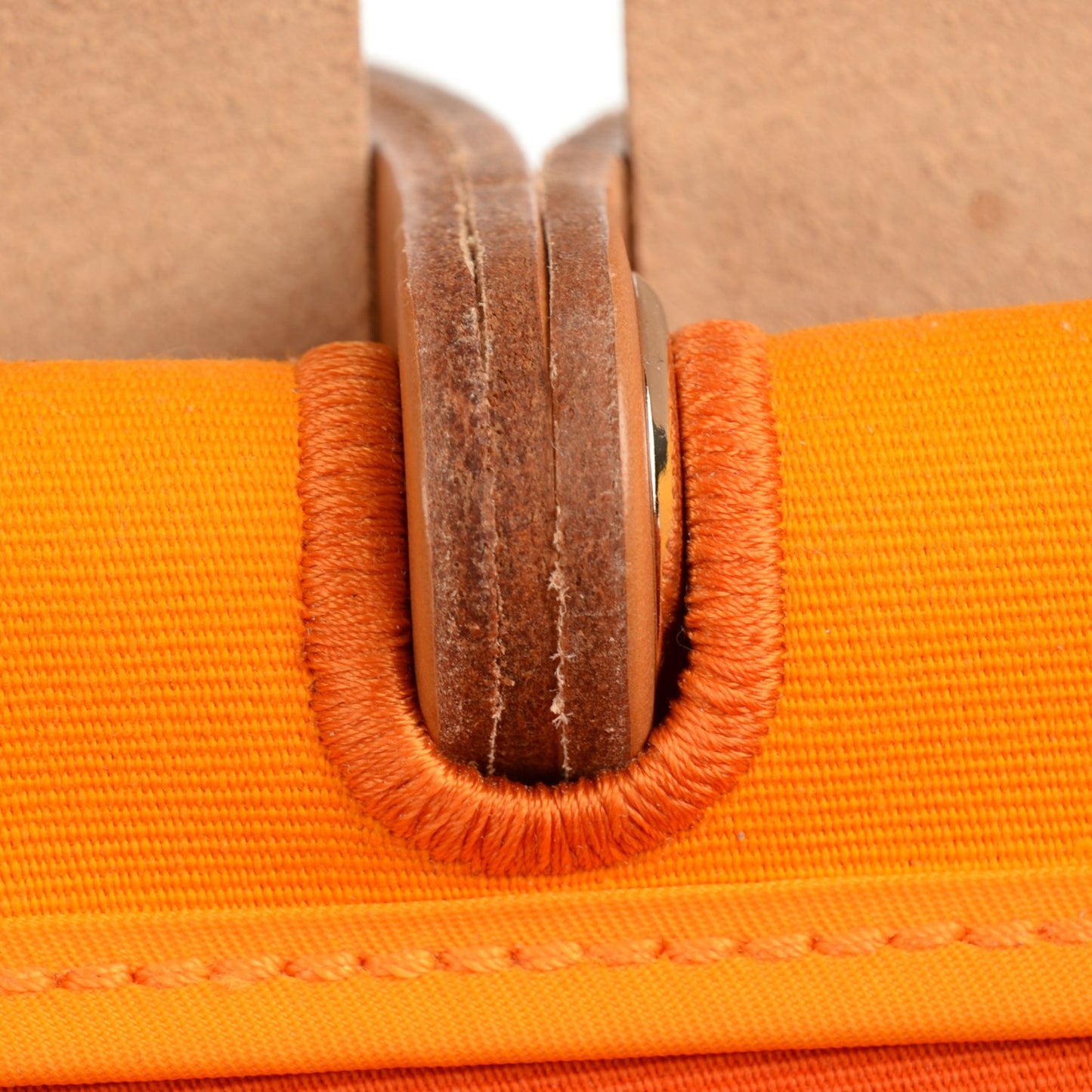 Vache Hunter Toile Her Bag Zip 39 MM Jaune D'or