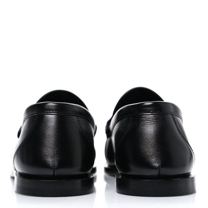 Saint Laurent Calfskin Penny Loafers 38 Black 6 of 11