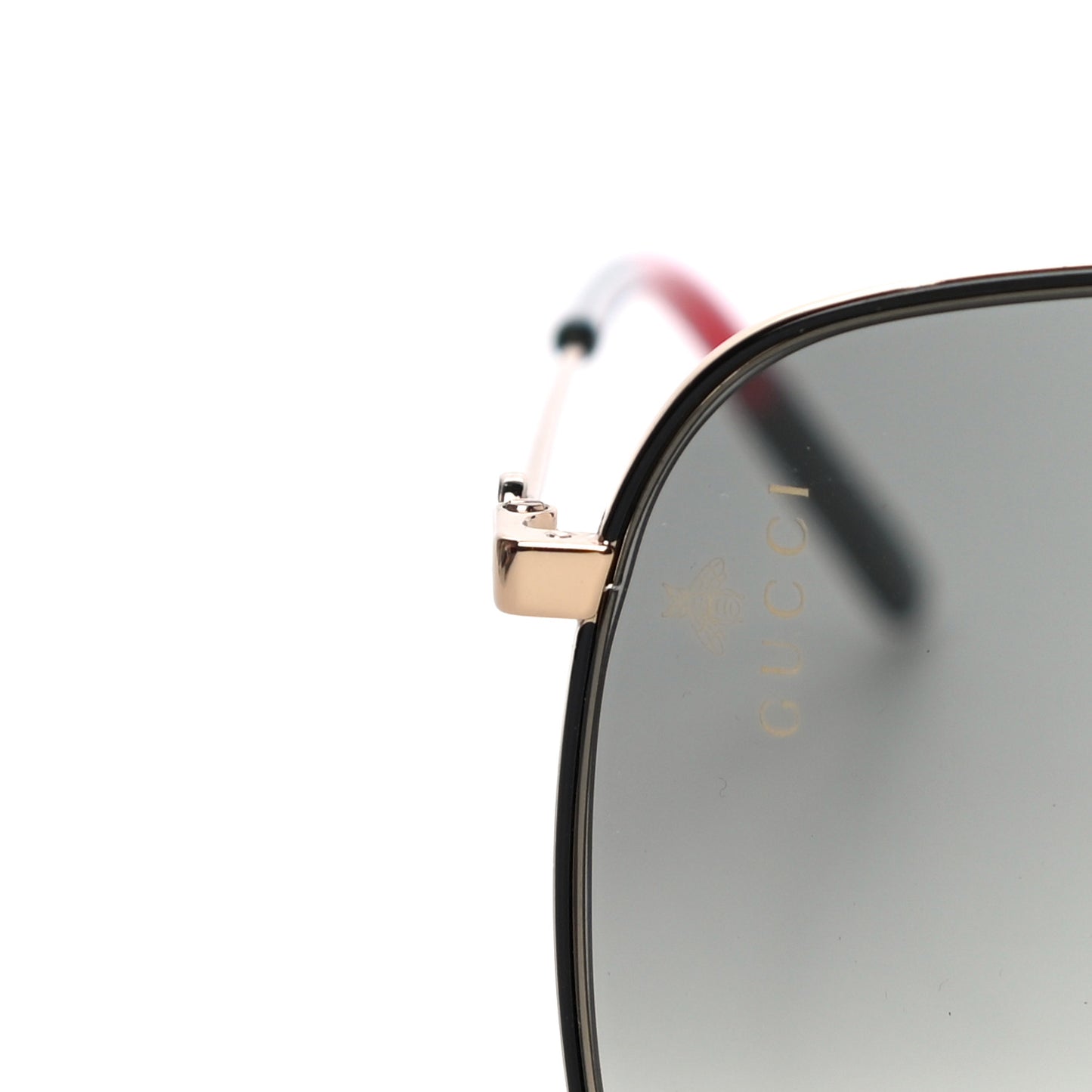 Web Rectangular Frame Interlocking G Sunglasses GG0394S Green Red