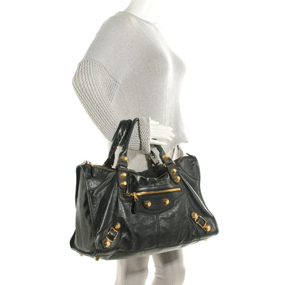 Balenciaga Agneau Giant 21 Gold Hardware Work Black 2 of 7
