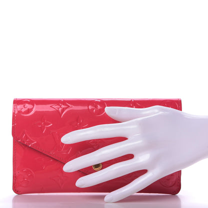 Louis Vuitton Vernis Jeanne Wallet Hot Pink 2 of 10