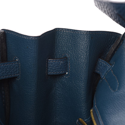 Hermes Togo Birkin 35 Bleu De Prusse 10 of 31