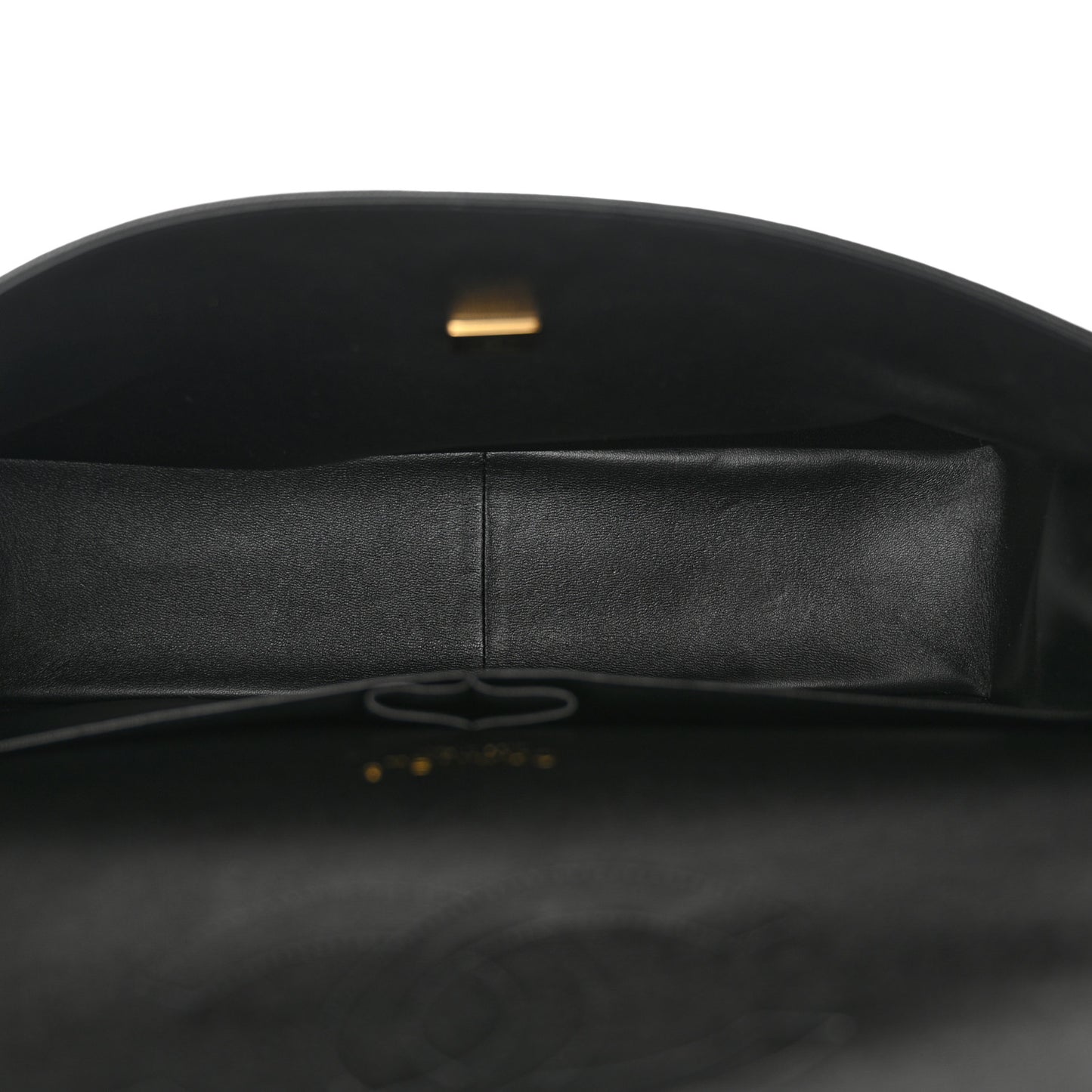 Caviar Quilted Maxi Double Flap Black