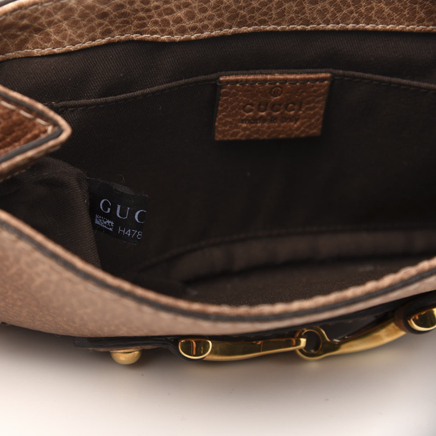 Gucci Calfskin New Pelham Clutch Brown 10 of 11