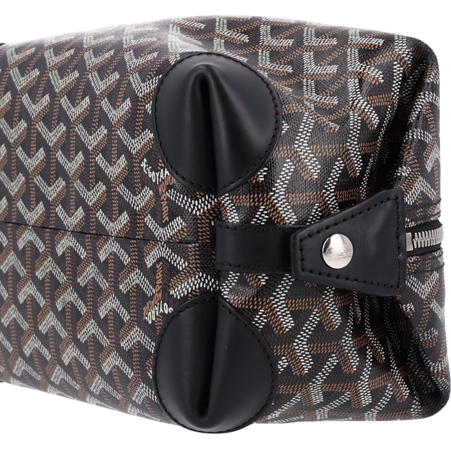 Goyardine Boeing 25 Trousse de Toilette Black