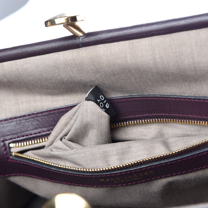 Marc Jacobs Calfskin Quilted Stam Plum 7 of 14