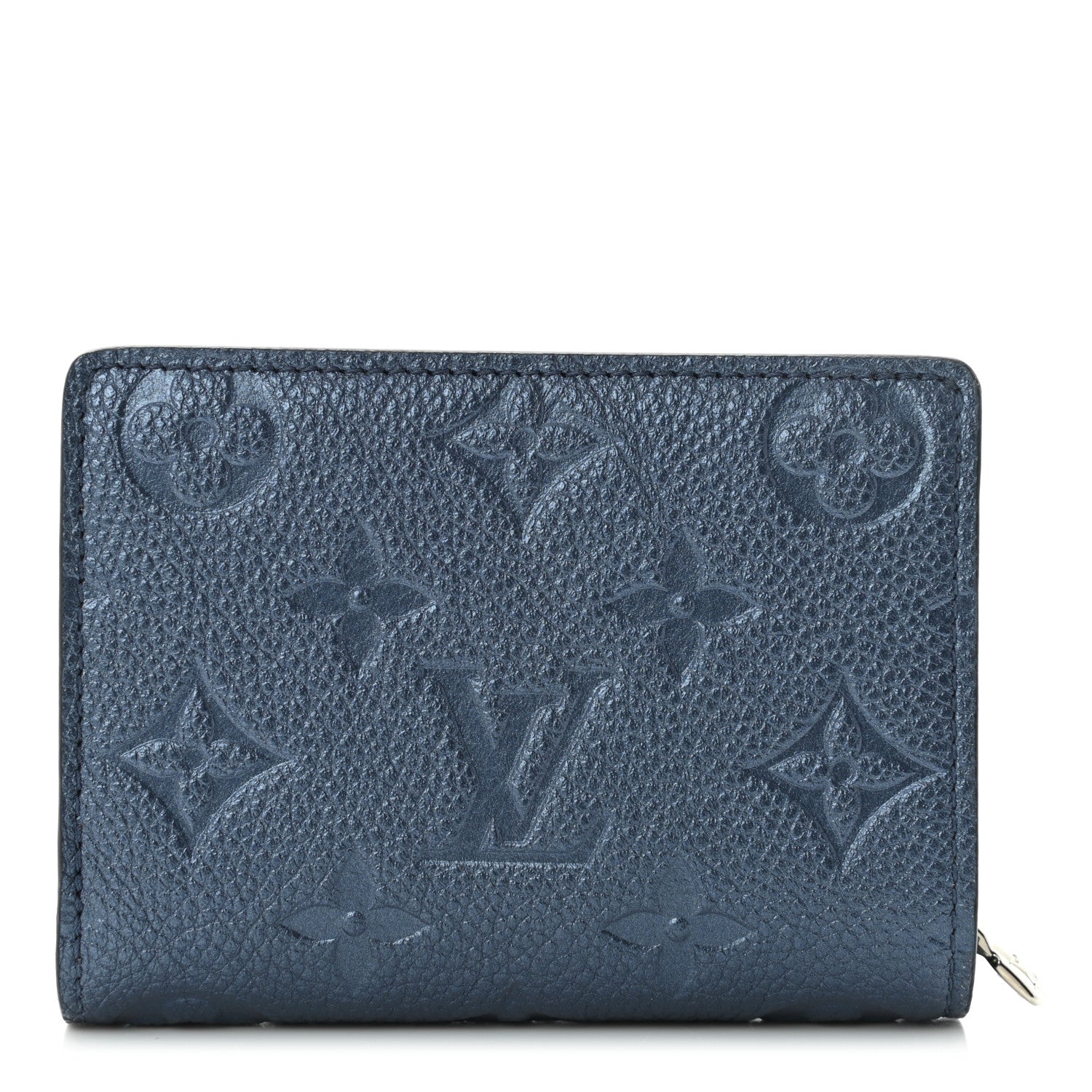 Louis Vuitton Metallic Empreinte Clea Wallet Navy Nacre 1 of 10