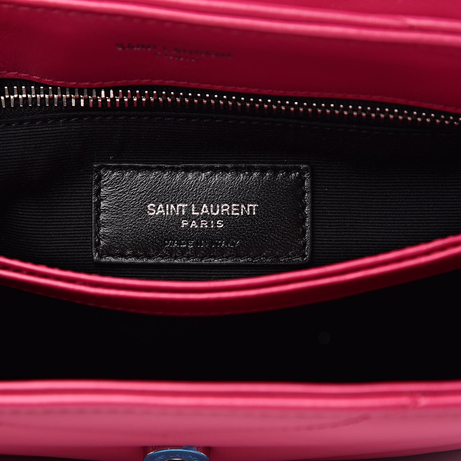 Saint Laurent Calfskin Y Quilted Monogram Toy Loulou Crossbody Bag Freesia 6 of 10
