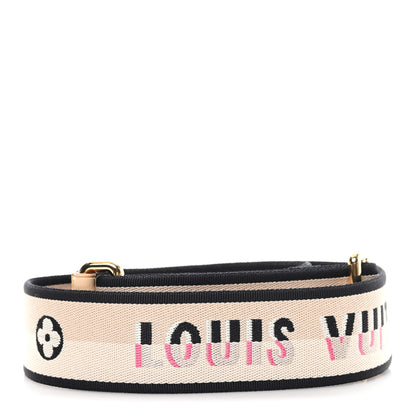 Louis Vuitton Jacquard Speedy Bandouliere 20 Shoulder Strap Black 2 of 3