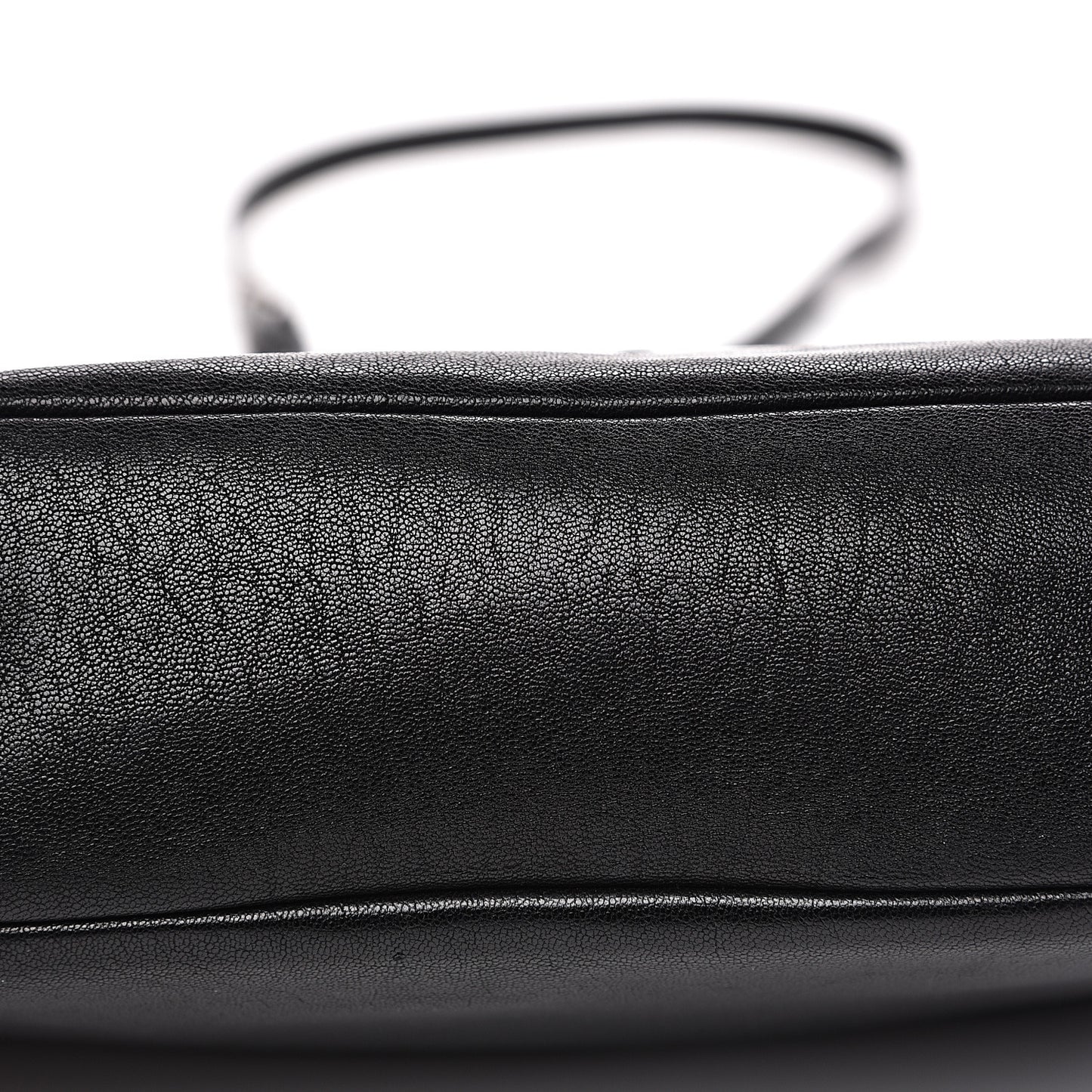 Lambskin Monogram Small Lou Camera Bag Black
