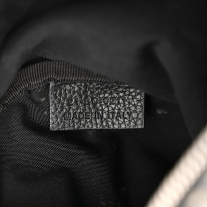 Christian Dior X KENNY SCHARF Oblique Canvas Embroidered Patches Roller Messenger Bag Charcoal 7 of 12