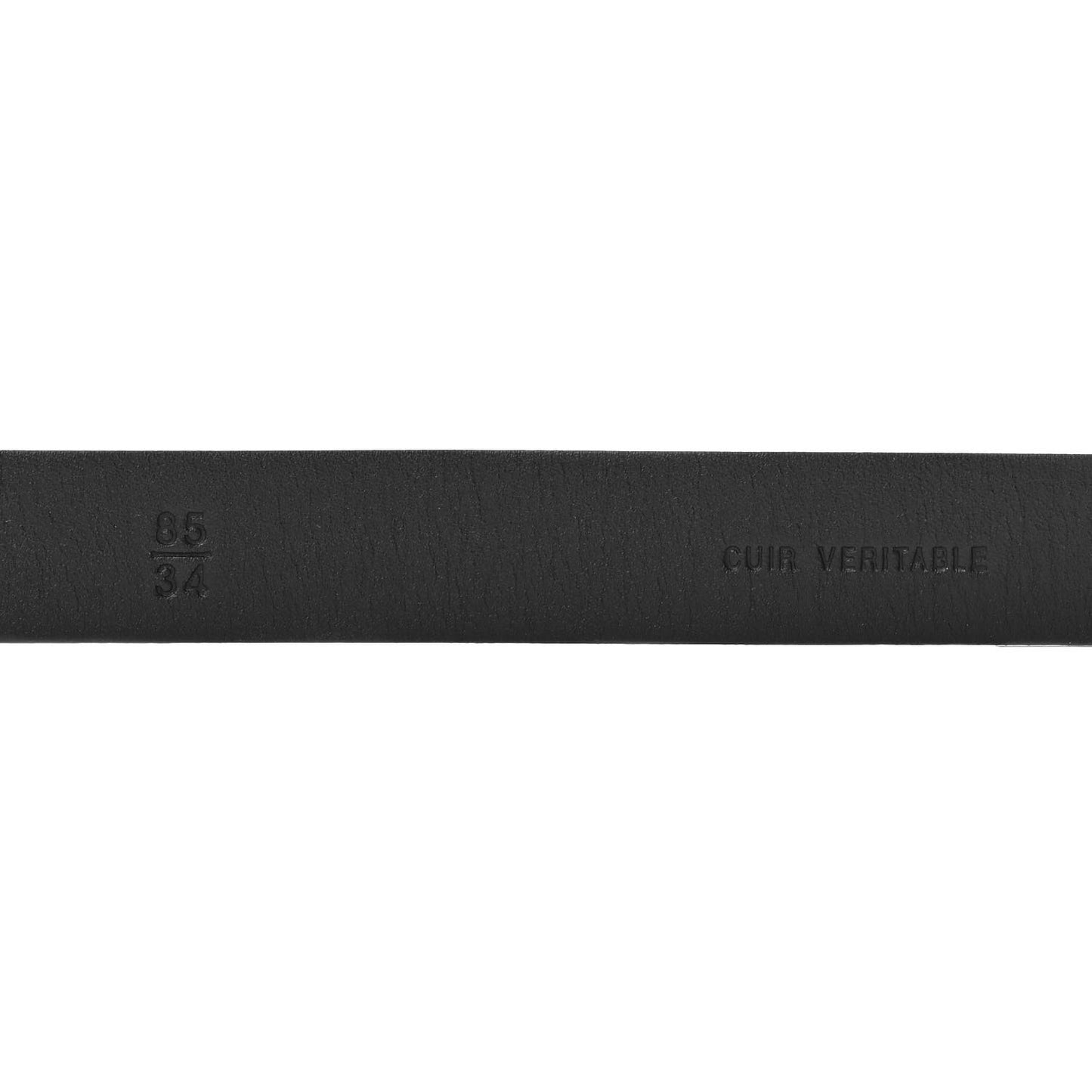 Calfskin CC Chain Logo Belt 85 34 Black