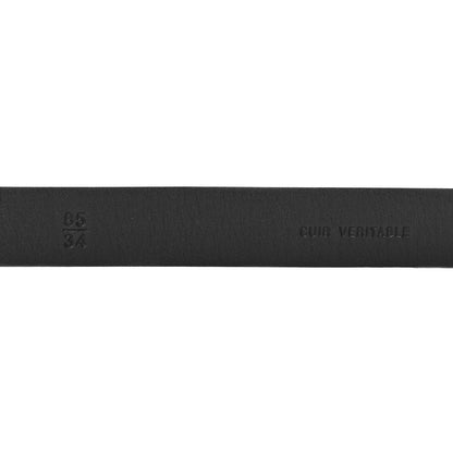 Chanel Calfskin CC Chain Logo Belt 85 34 Black 4 of 5