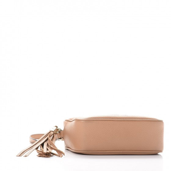 Gucci Pebbled Calfskin Small Soho Disco Bag Rose Beige 4 of 8