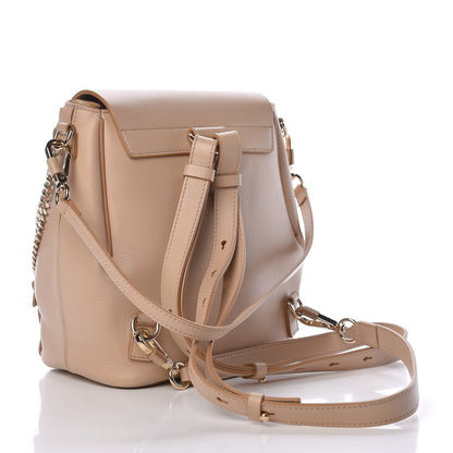Chloe Calfskin Quilted Medium Faye Backpack Pearl Beige 3 of 14