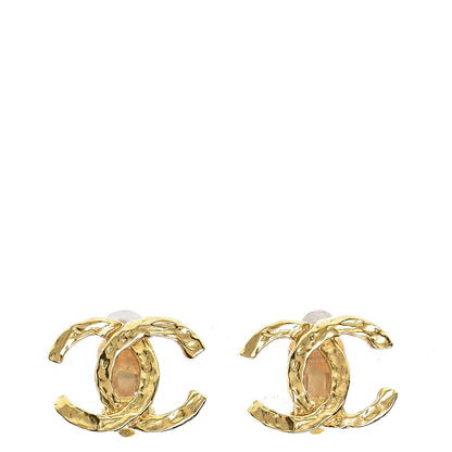 Chanel CC Clip On Earrings Gold 1 of 4