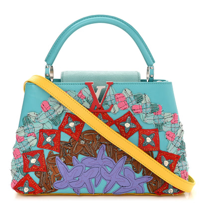 Louis Vuitton Calfskin Lizard Artycapucines Tschabalala Self PM Multicolor 1 of 10