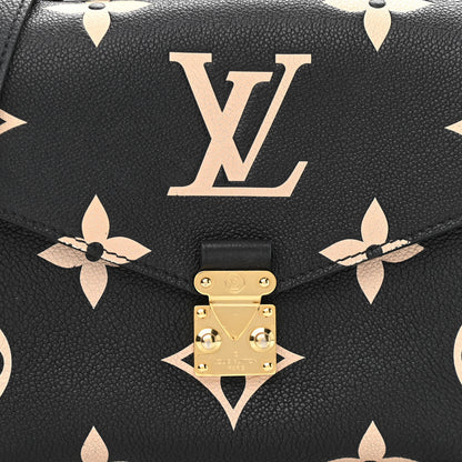Louis Vuitton Empreinte Monogram Giant Pochette Metis Black Beige 8 of 12