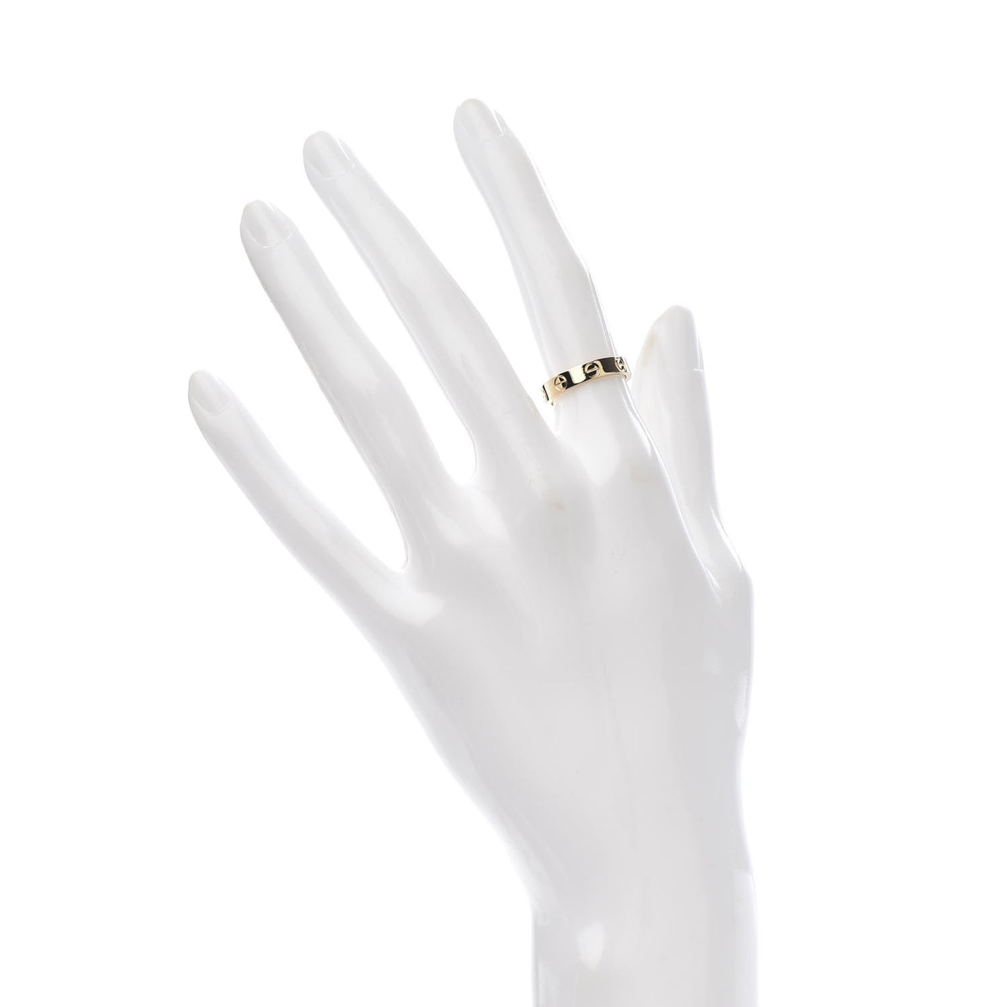 18K Yellow Gold 3.5mm LOVE Wedding Band Ring 49 5