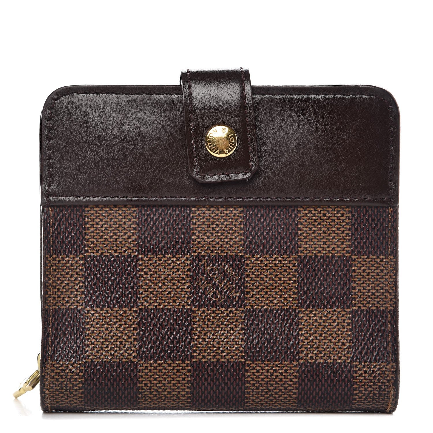 Louis Vuitton Damier Ebene Zippe Zipped Compact Wallet 1 of 9