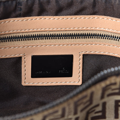 Fendi Zucchino Shoulder Bag Beige 5 of 9