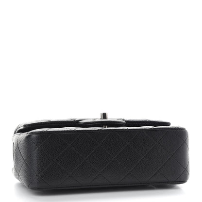 Chanel Caviar Quilted Mini Rectangular Flap Black 4 of 9
