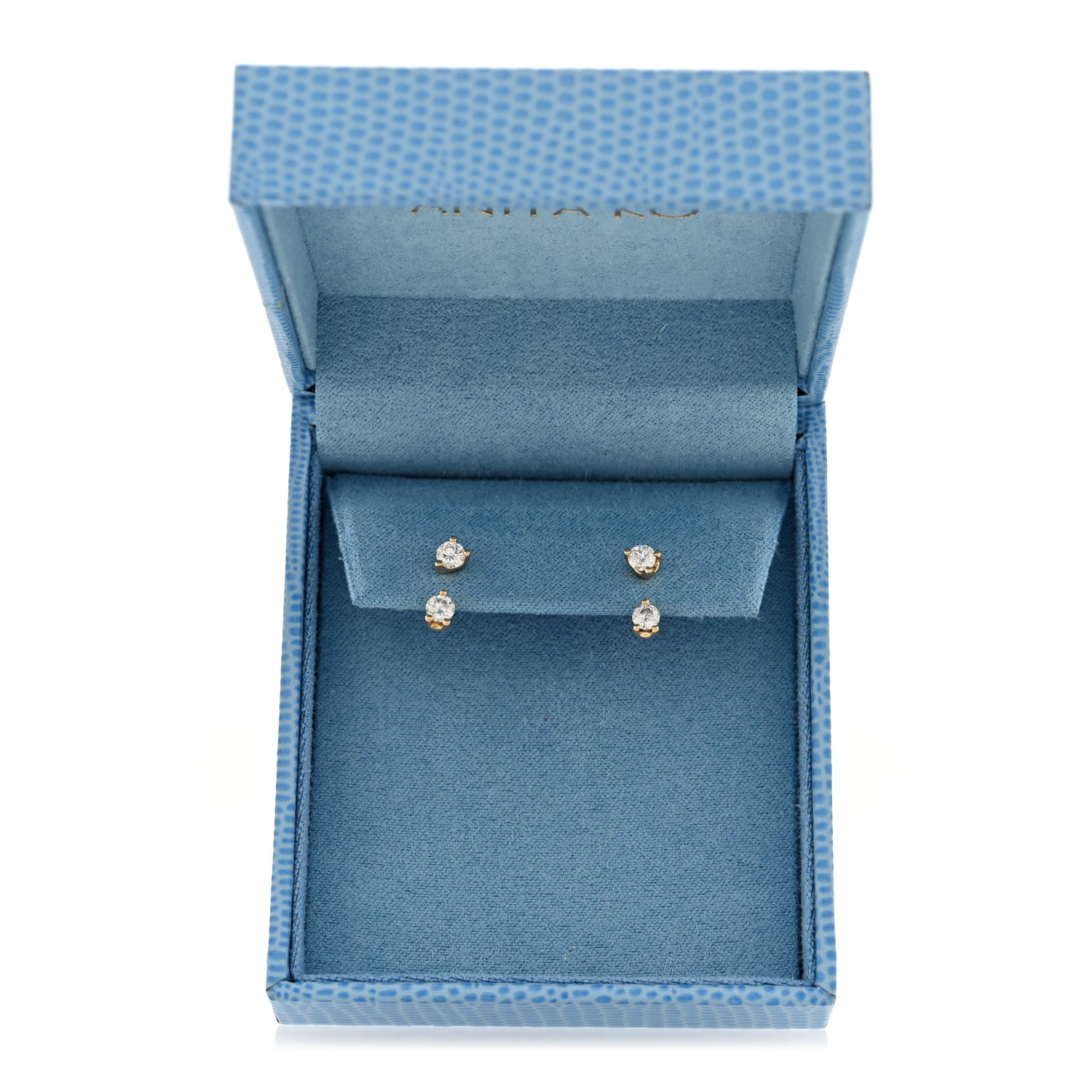 Anita Ko 18K Yellow Gold Diamond Orbit Earrings 5 of 5