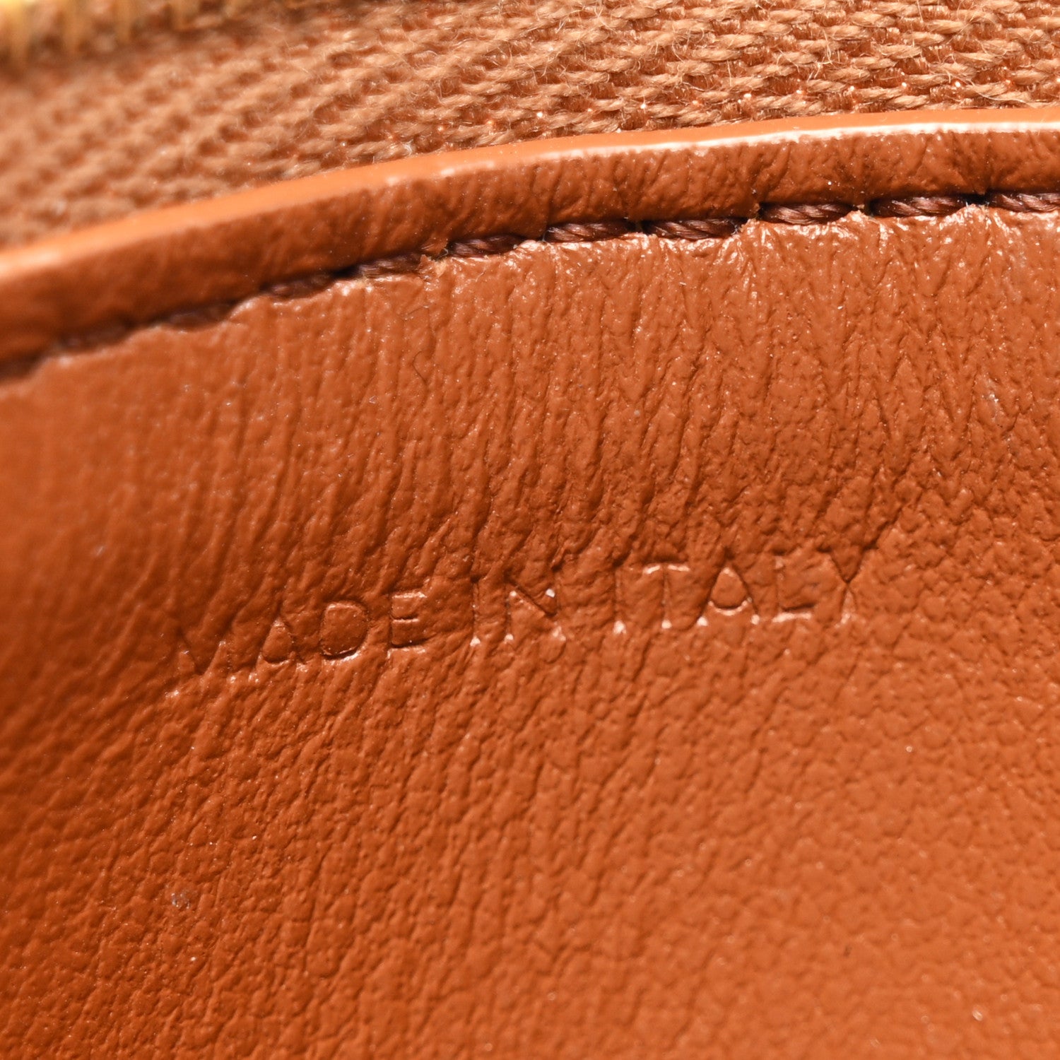 Celine Smooth Calfskin Cuir Triomphe Coin and Card Pouch With Hook Tan 6 of 8