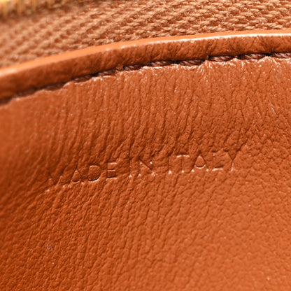 Celine Smooth Calfskin Cuir Triomphe Coin and Card Pouch With Hook Tan 6 of 8