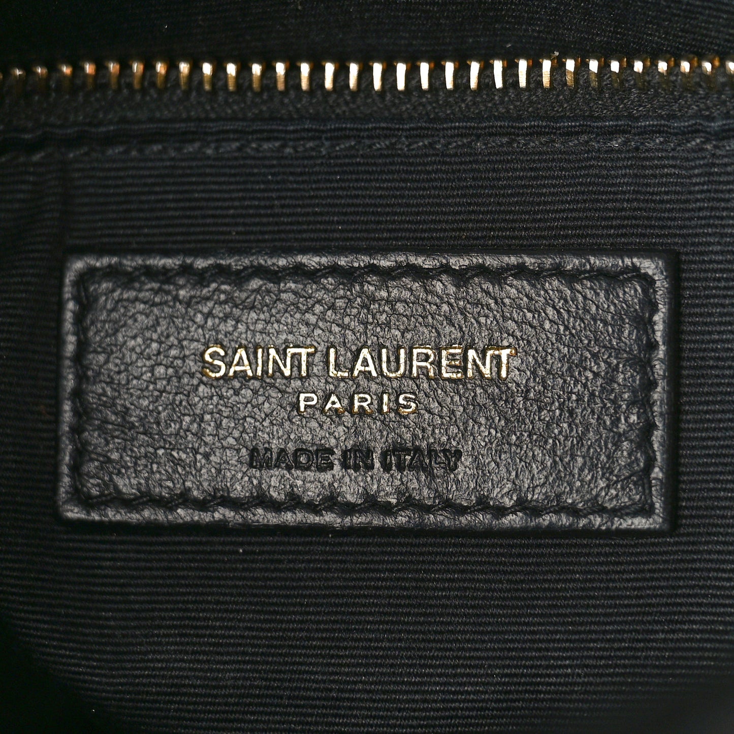 Lambskin Quilted Small Loulou Puffer Monogram Chain Satchel Black