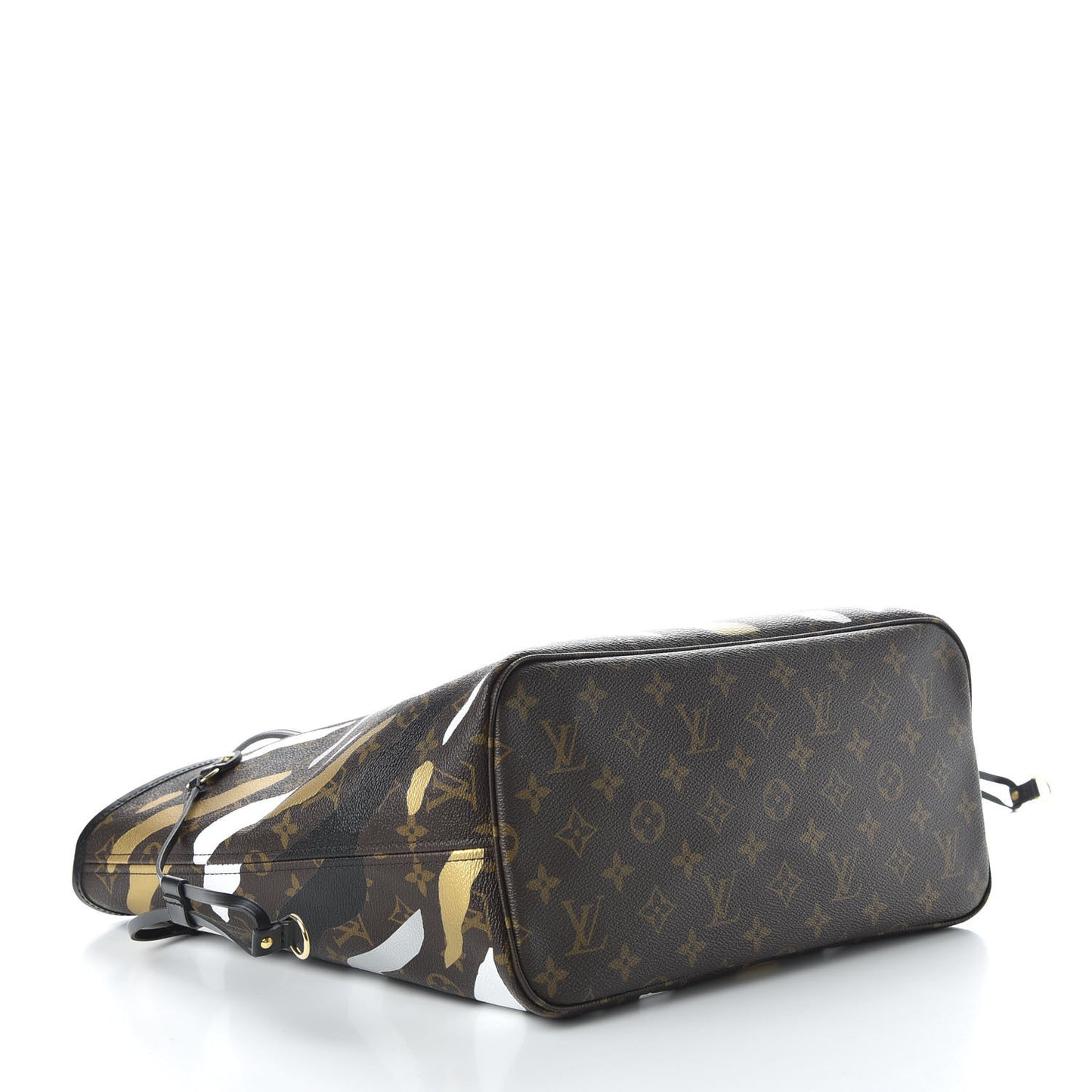 X LOL Monogram Neverfull MM Gold Silver