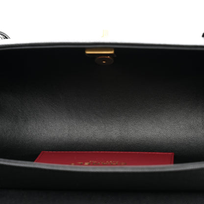 Chanel Shiny Caviar Preppy Coco Small Bowling Bag Black 5 of 11