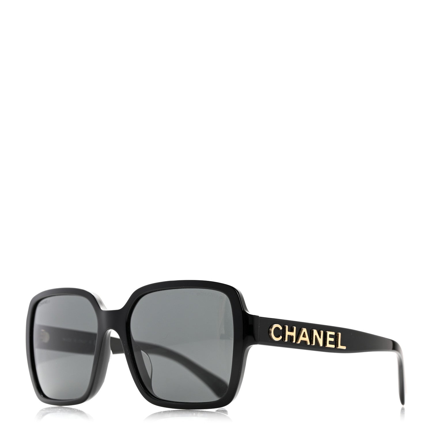 Chanel Acetate Square Sunglasses 5408-A Black 1 of 9