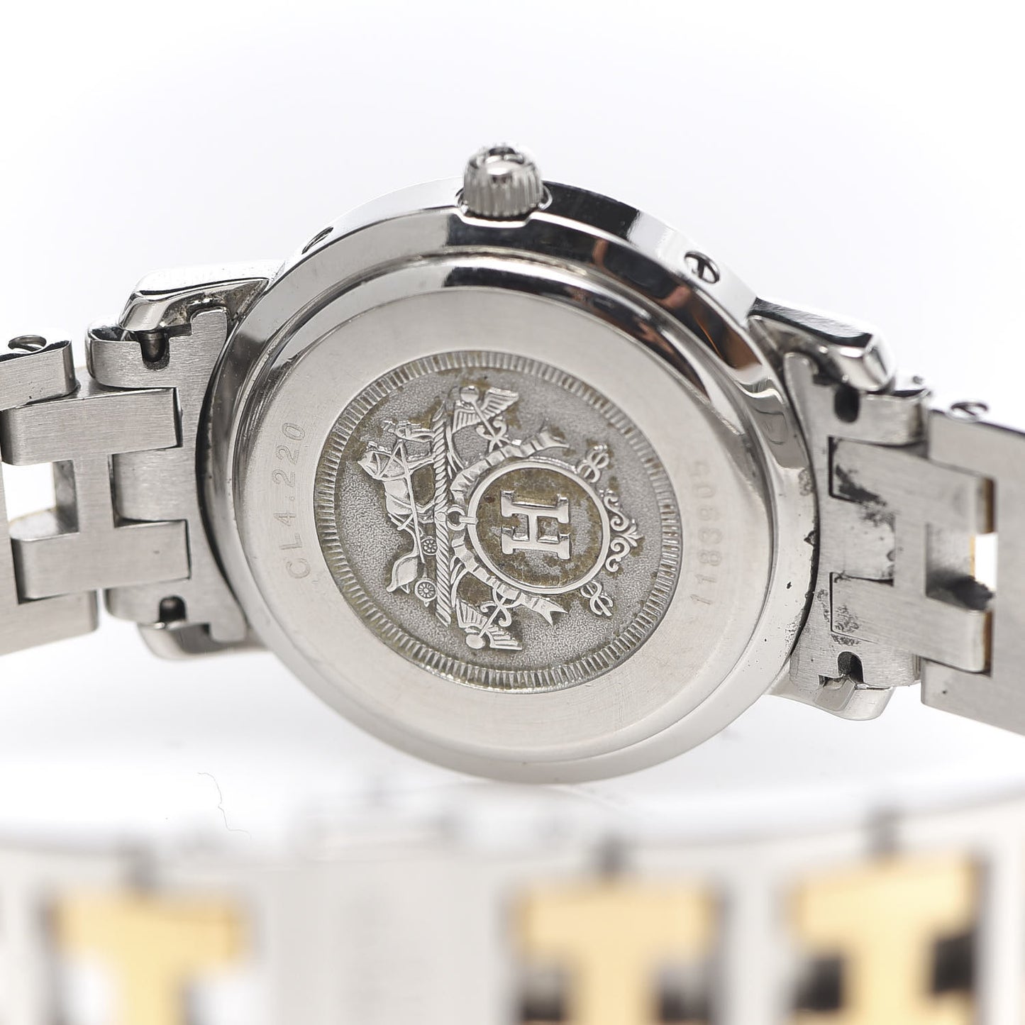 Stainless Steel 24mm Clipper Quartz Watch Gold