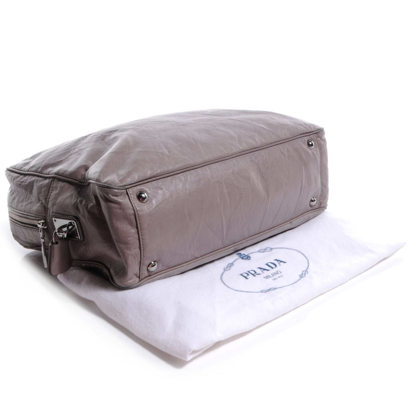 Nappa Antik Bauletto Satchel Argilla