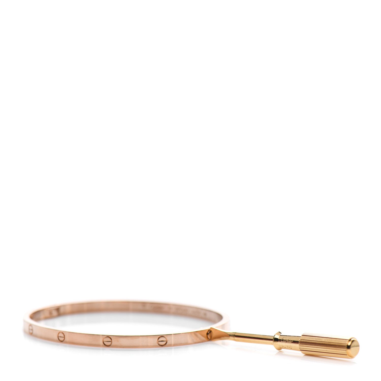 Cartier 18K Pink Gold Small LOVE Bracelet 18 3 of 4