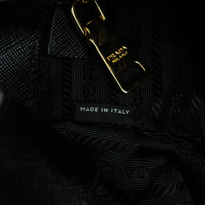 Prada Saffiano Lux Large Tote Nero Black 7 of 9