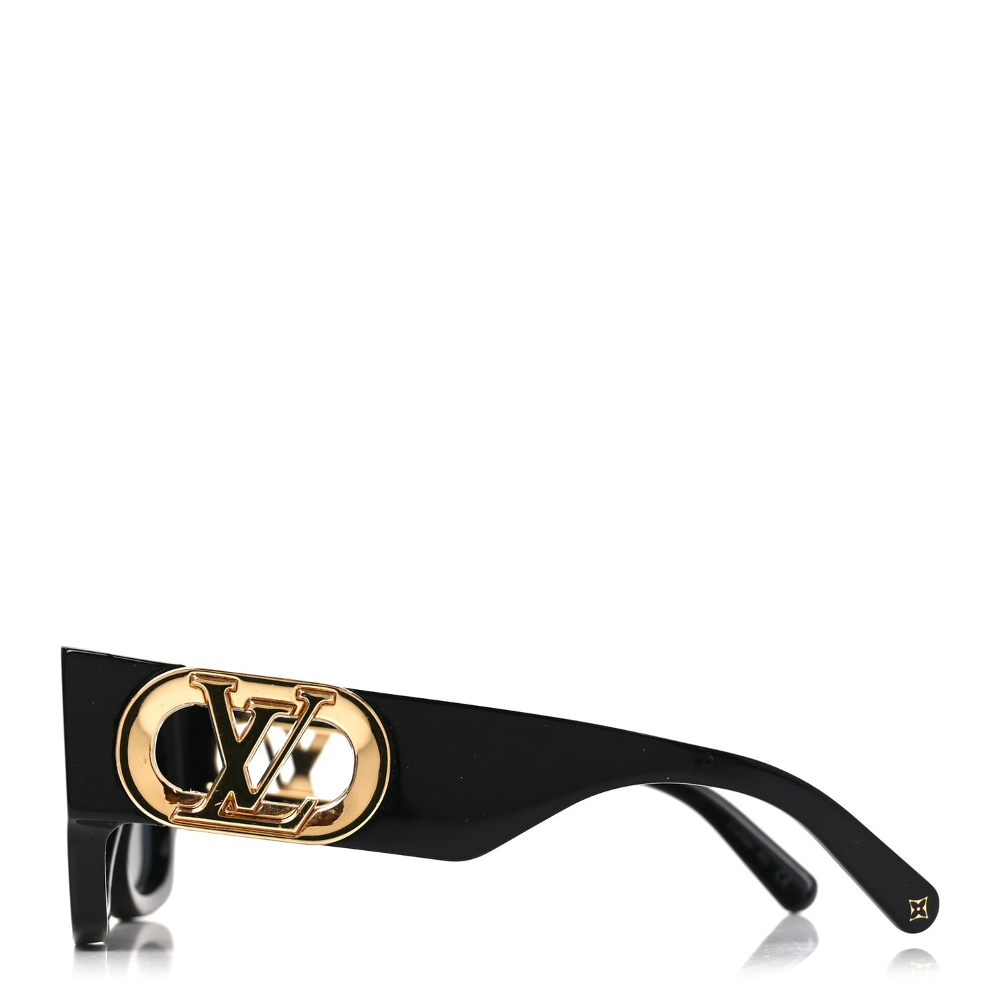 Acetate LV Link Square Sunglasses Z1478W Black