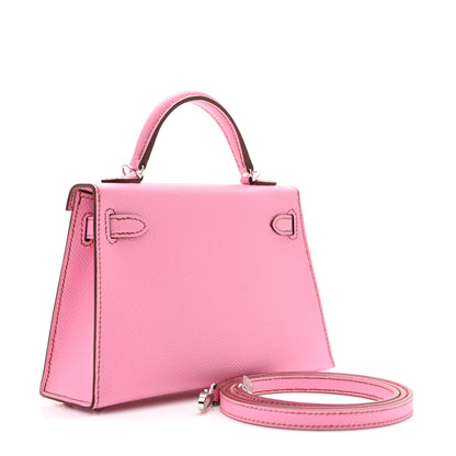 Hermes Epsom Mini Kelly Sellier 20 5P Pink 5 of 20