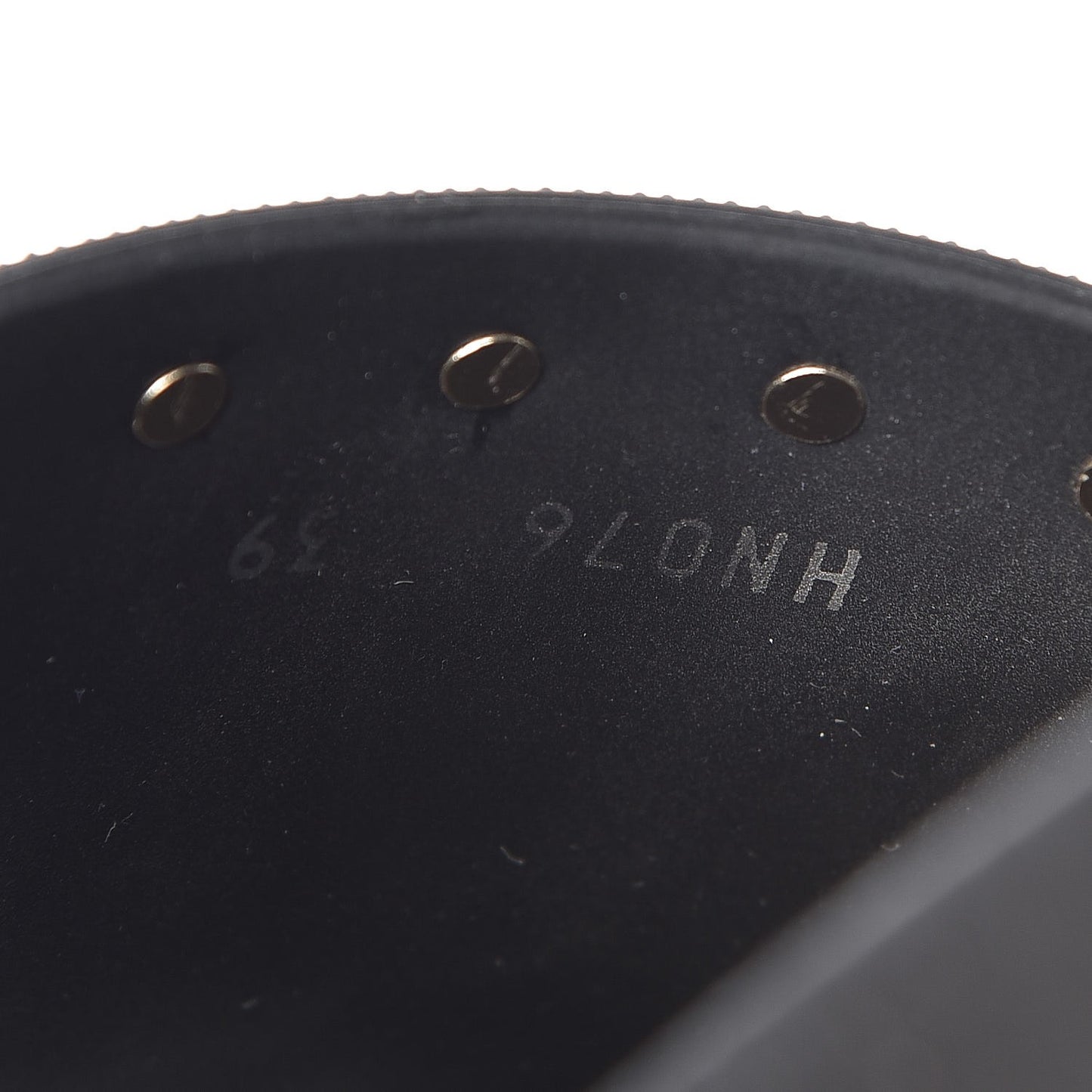 Rubber Rockstud Slide Sandals 39 Black