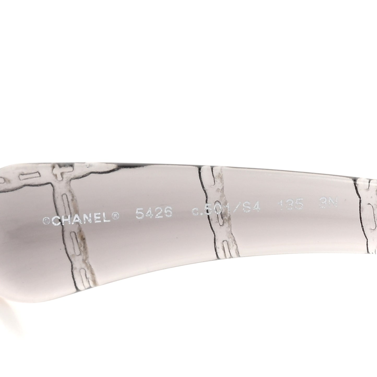 Acetate Quilted CC Sunglasses 5426 Black