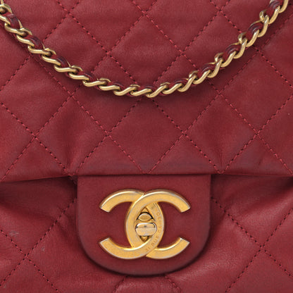 Chanel Iridescent Calfskin Quilted Small Chic Quilt Flap Red 7 of 13